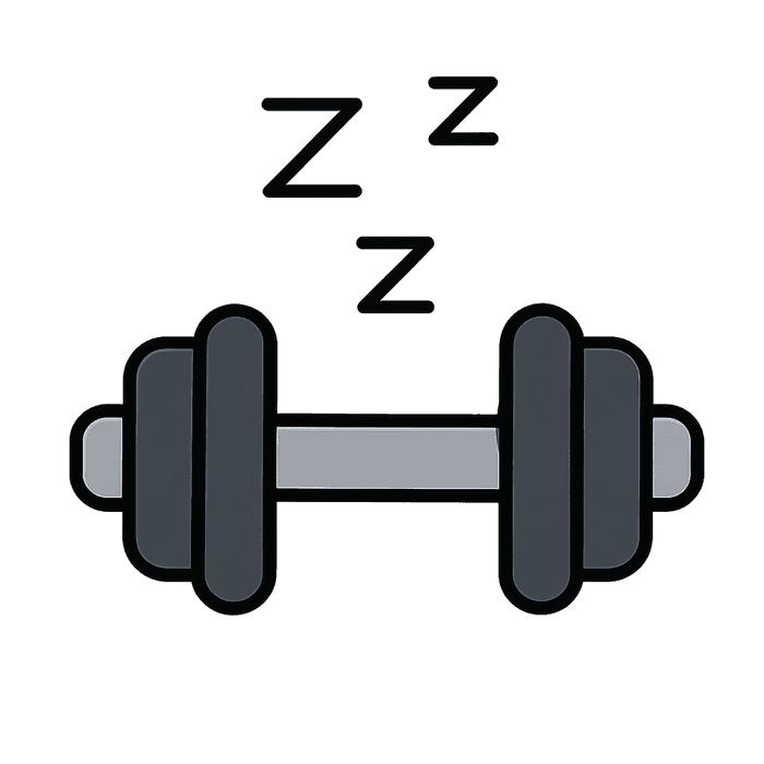 A weekly workout plan with a scheduled rest day